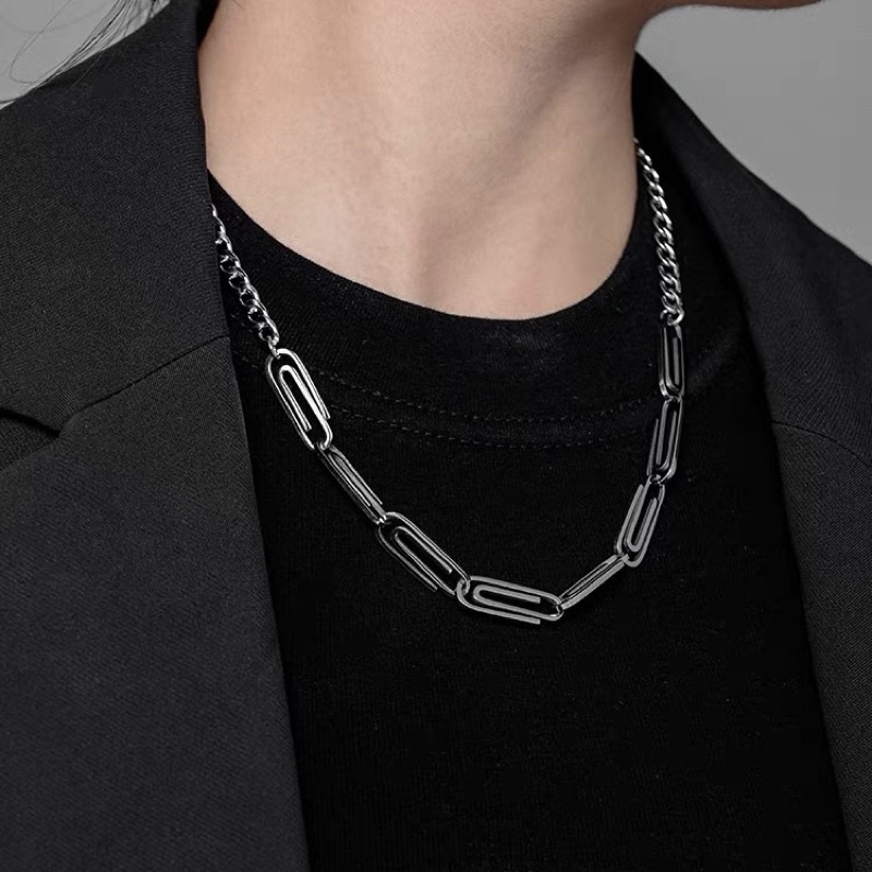 DÂY CHUYỀN XÍCH PHỐI KẸP GIẤY THÉP TITAN KHÔNG GỈ