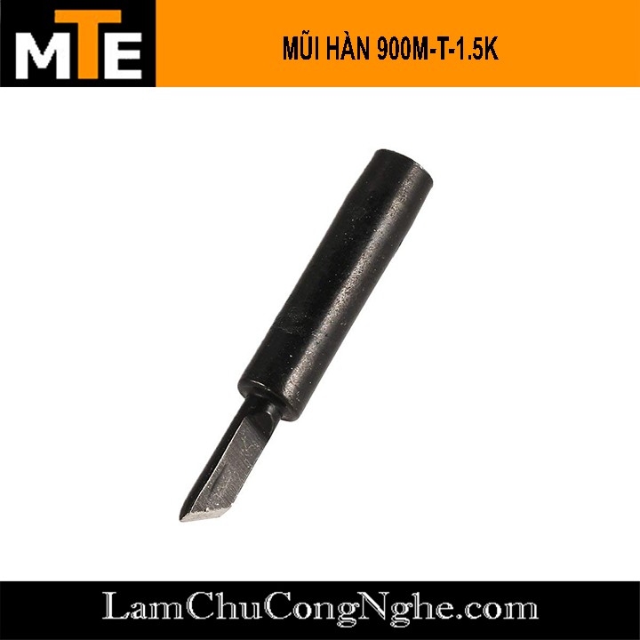 Mũi Hàn dao Hakko 900M-T-K đen (Loại tốt) Mũi hàn thiếc tương thích với mỏ hàn 907, 936...