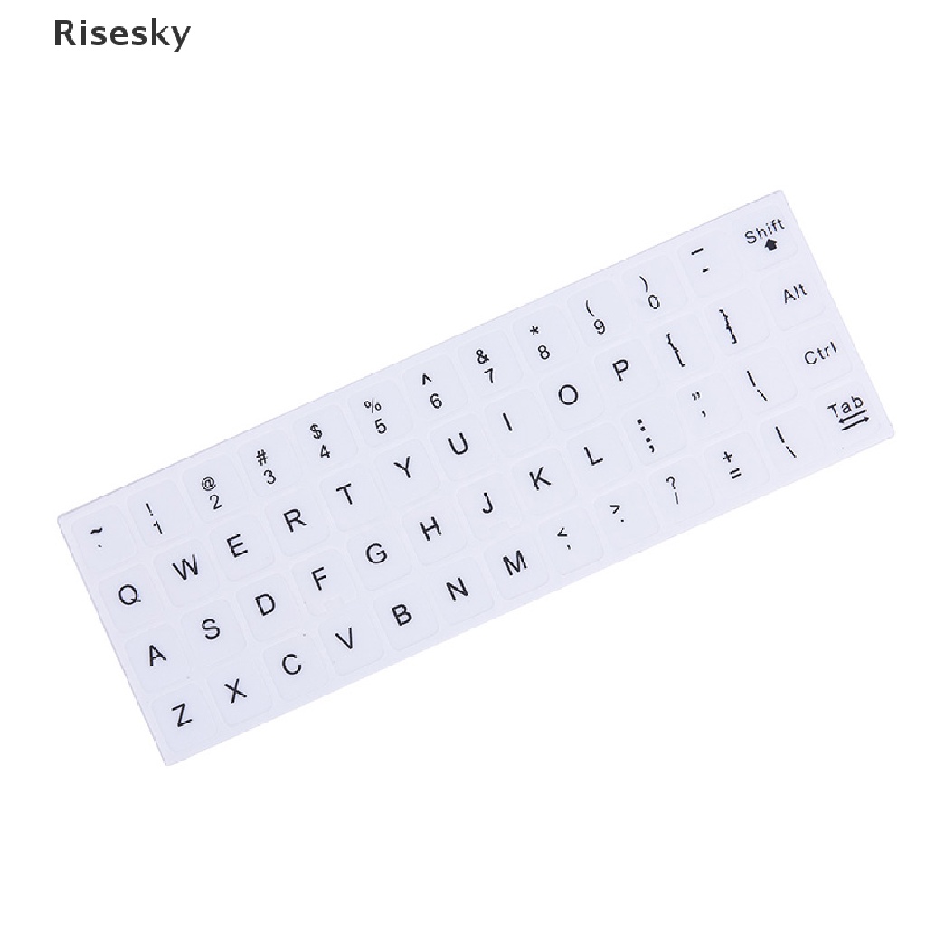 Miếng Dán Bàn Phím Thay Thế Màu Trắng / Đen Cho Pc / Laptop