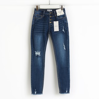 (LOẠI 1) Quần jeans skinny lưng nút BSK
