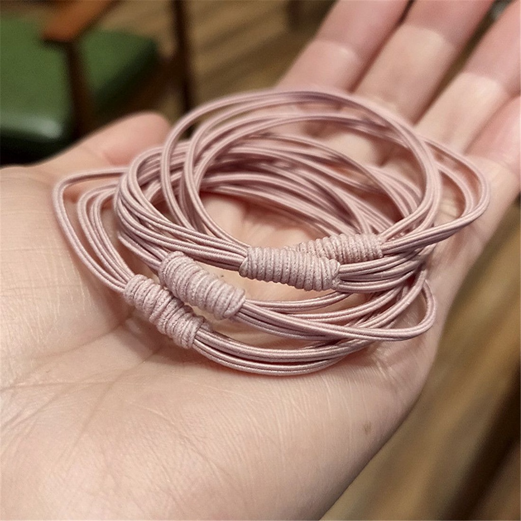 Dây buộc tóc 4 trong 1 màu sắc ngẫu nhiên