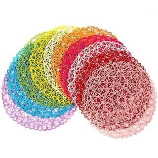 Mẹc mây màu trang trí mầm non (loại trơn chưa trang trí)