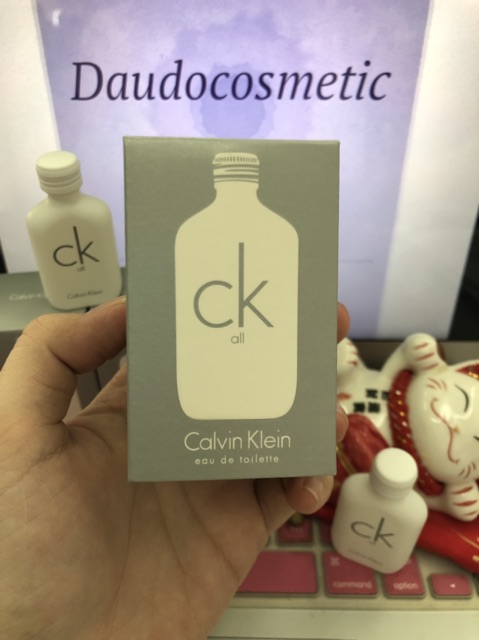 Chính Hãng . [ mini ] Nước hoa Calvin Klein Ck All EDT 10ml Chuẩn Auth 1