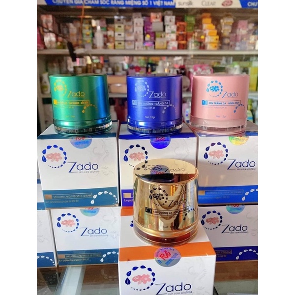 Kem ZADO_ Kem Dưỡng Trắng Da ZADO ,12gram