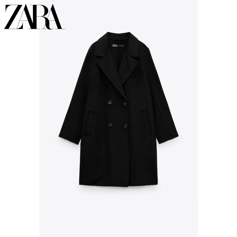 Order áo khoác ZARA auth tuồn mùa đông mới của phụ nữ Áo choàng dài thiết kế cổ điển | BigBuy360 - bigbuy360.vn