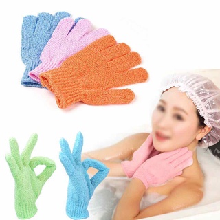 Găng tay tắm tẩy da chết lưng chân tay đa năng tạo bọt khi tắm siêu tiện lợi