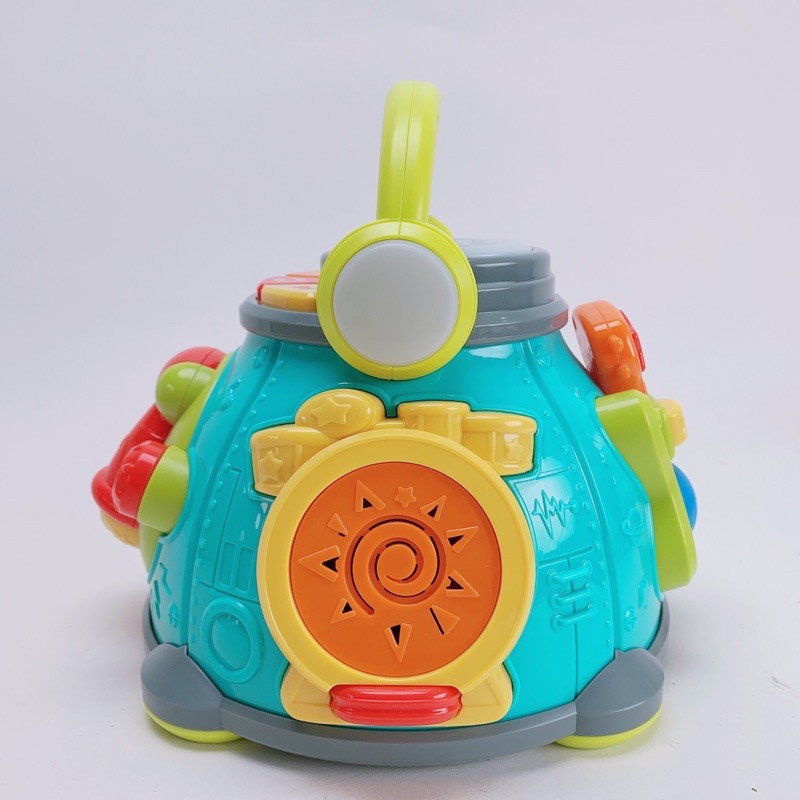 🎶NEW🎶Bộ Đồ Chơi Âm Nhạc Phát Triển Tiềm Năng Ngôi Sao Cho Bé-LITTLE KARAOKE SPACE CAPSULE-HUILE TOYS 3119