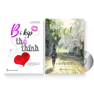 Sách - combo 2 sách: bí kíp thả thính + 1001 bức thư viết cho bản thân + dvd quà tặng