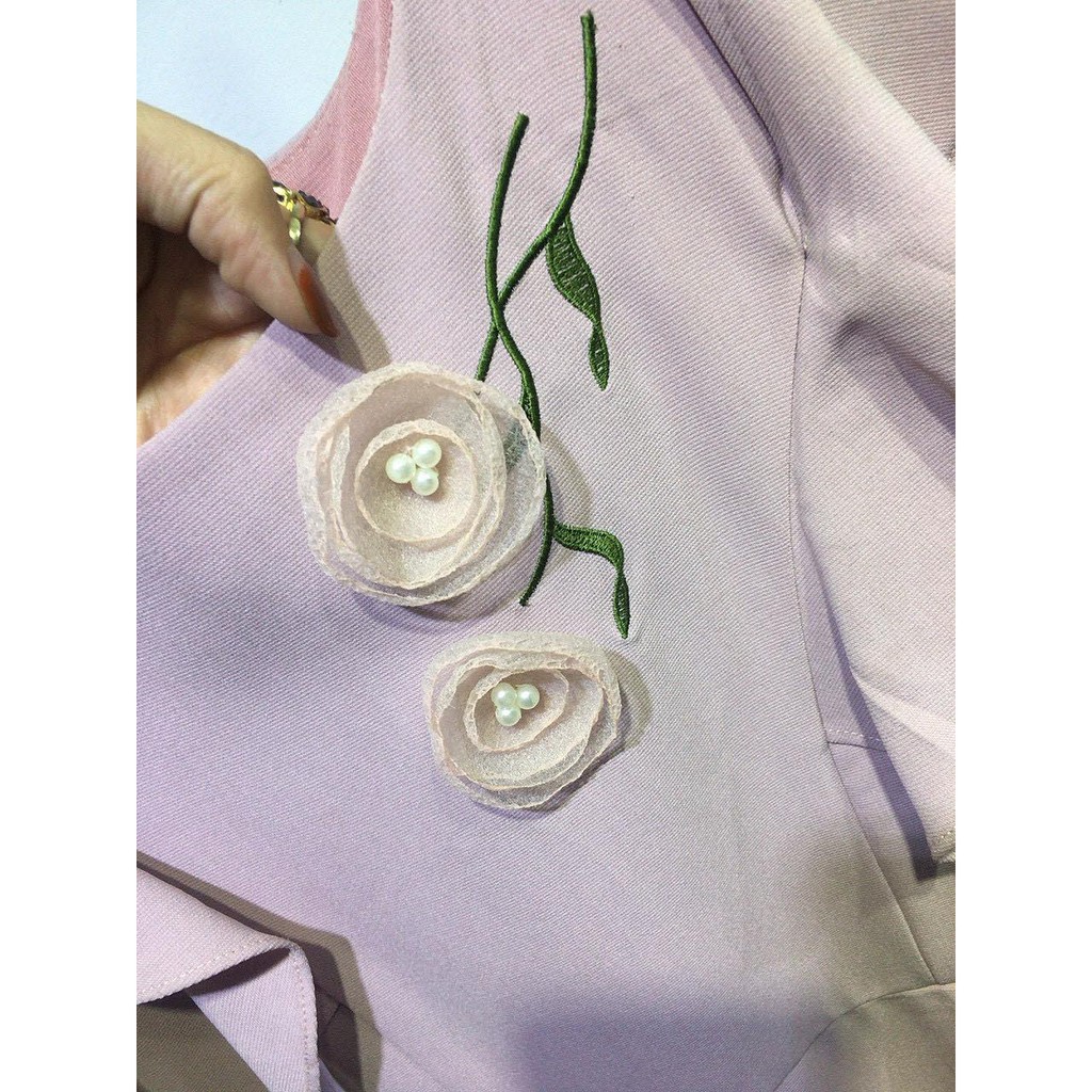 Váy thêu hoa cao cấp