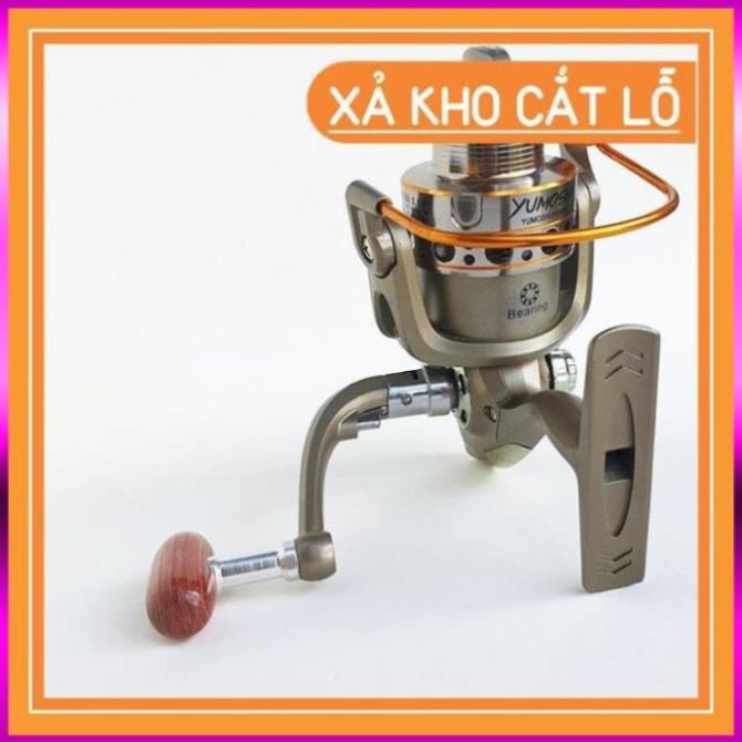 ⭐  Máy Câu Cá Yomoshi LC Kim Loại 3000-7000 ĐỦ SIZE (TẶNG CƯỚC SHIMANO 100M CACBON )  MÁY CÂU CÁ MÁY ĐỨNG YOMOSHI