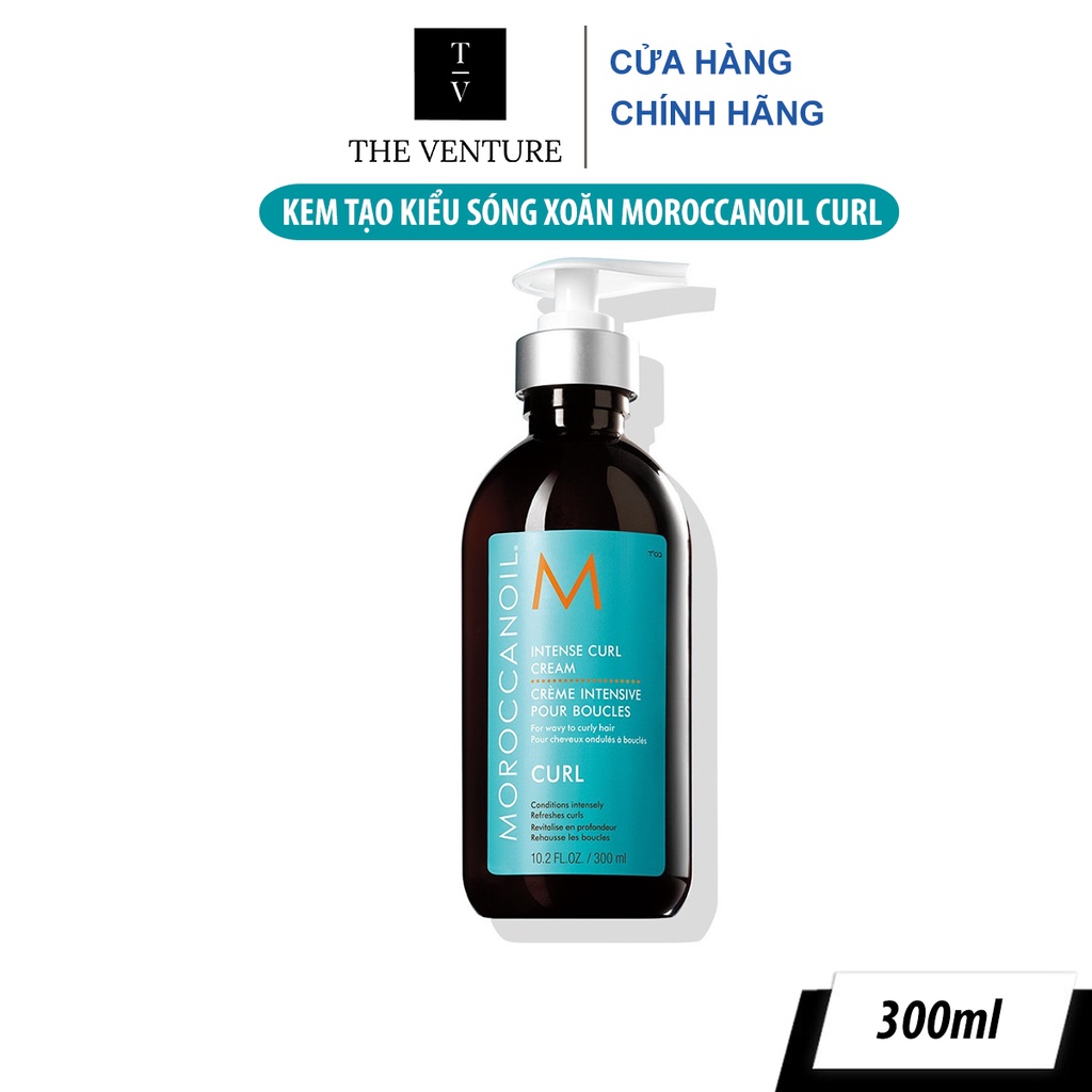 Bộ Kem Tạo Sóng Xoăn, Dưỡng Ẩm Moroccanoil Intense Curl Cream , Hydrating Styling Cream Chính Hãng