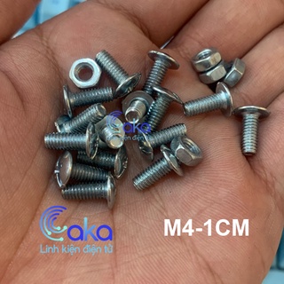 Set 50 Vít M4 + Tán độ dài tùy chọn