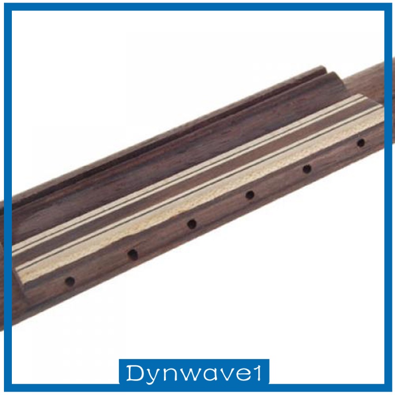 [DYNWAVE1] Classic Rosewood Guitar Bridge for Acoustic Electric Guitars Replacement