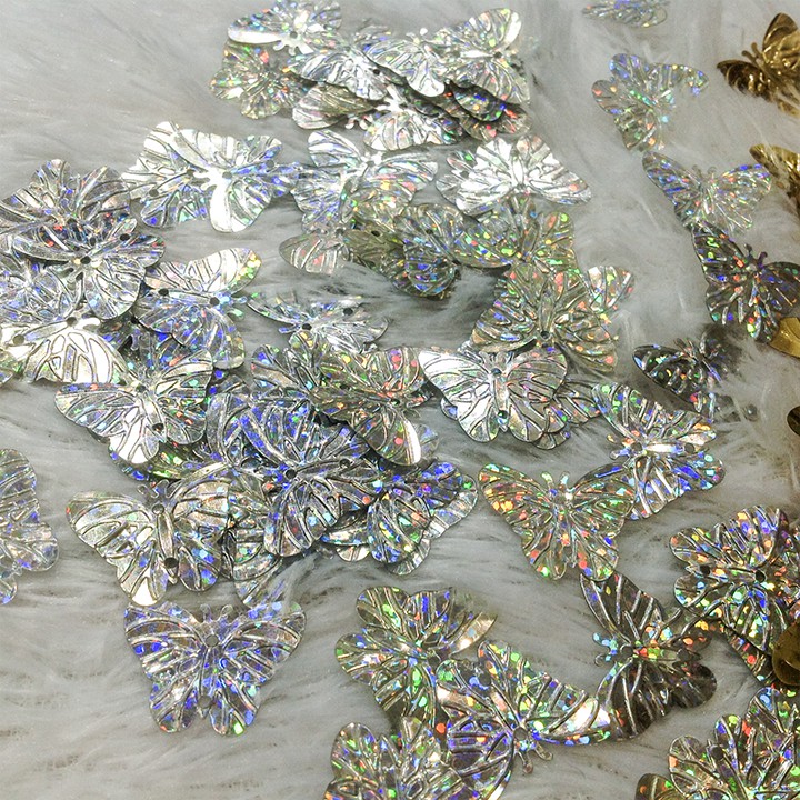5 Kim sa vảy cá hình cánh bướm đính kết trang phục làm đồ handmade siêu đẹp
