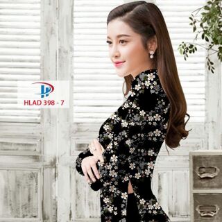 Vải áo dài hoa nhí