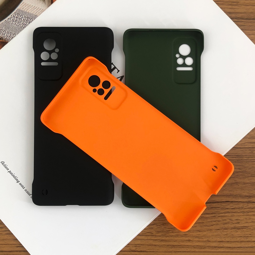 Ốp Điện Thoại PC Cứng Mỏng Không Viền Màu Kẹo Trơn Cho Xiaomi Civi 1S 5G