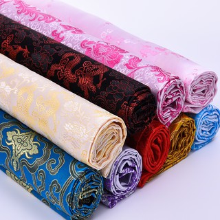 Vải lụa satin may sườn xám phong cách trung hoa