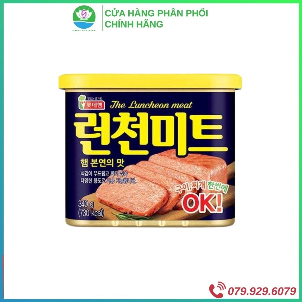 [SenXanh Emart] Thịt Hộp Lotte The Luncheon Meat Hàn Quốc 340g