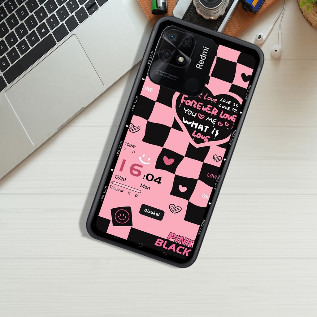 Ốp Lưng XIAOMI REDMI 9C - REDMI 10C - REDMI 10A  , In Hình &quot;Black Heart&quot; Phong Cách Đẹp.