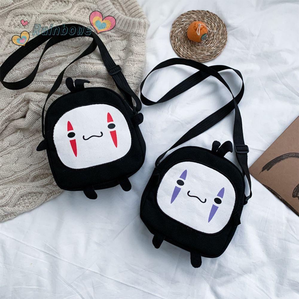 Túi đeo chéo họa tiết hoạt hình màu sắc tùy chọn phong cách Nhật Bản thời trang cho nữ