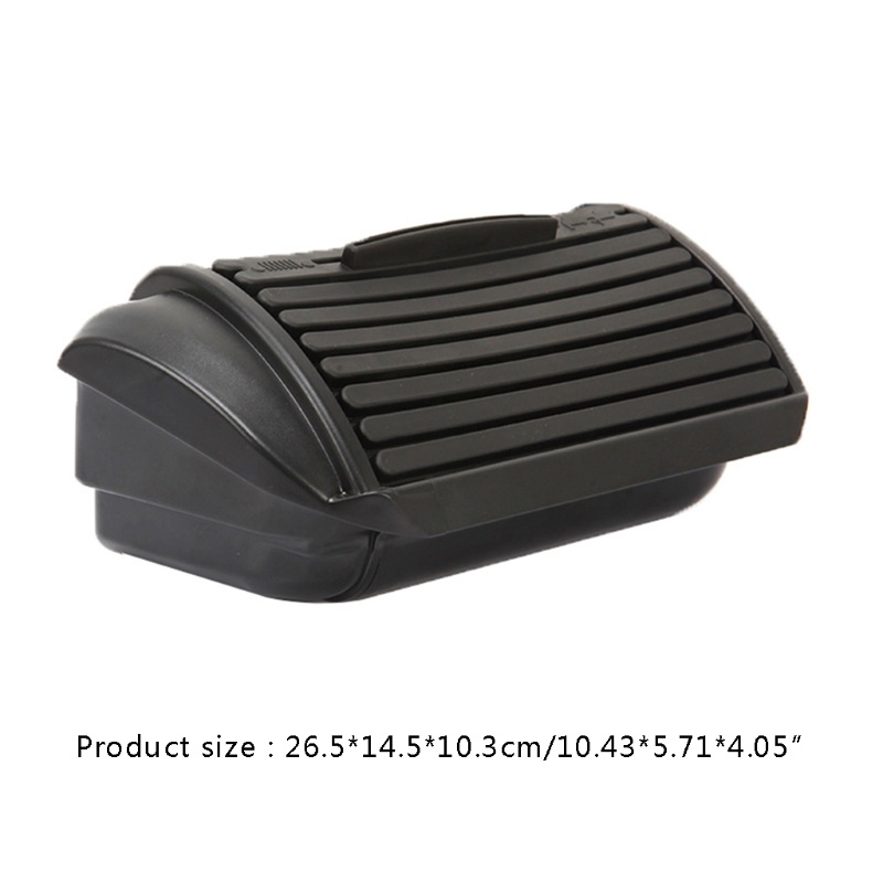 Hộp Đựng Đồ Màu Đen Chống Trượt Gắn Bảng Điều Khiển Trung Tâm Xe Hơi Cho JK 2012-2017