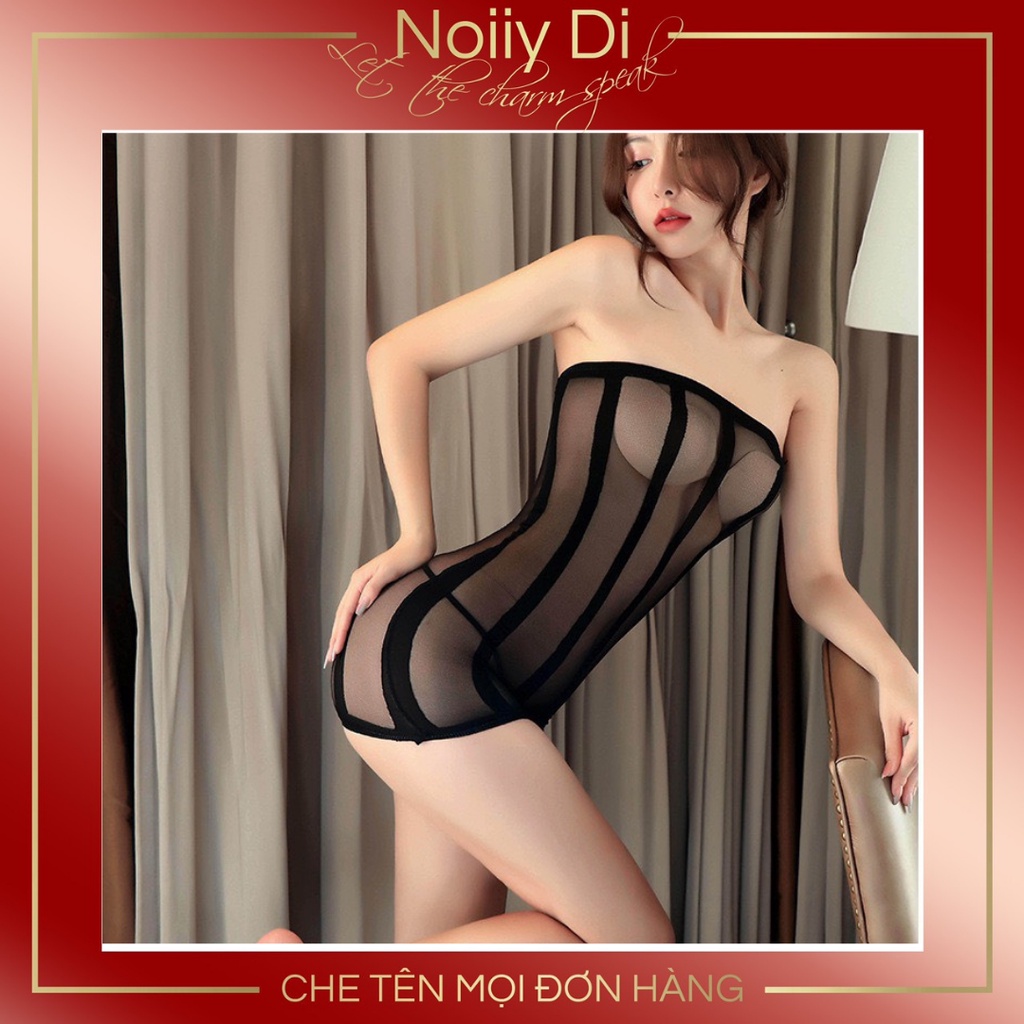 Váy Ngủ Mỏng Viền Sọc, Đầm Ngủ Sexy Gợi Cảm Co Dãn. Siêu Quyến Rũ Tôn Dáng | BigBuy360 - bigbuy360.vn