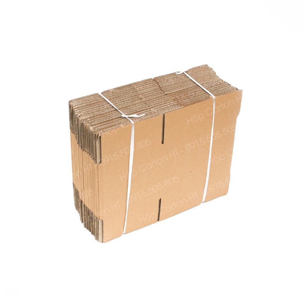 20x15x15 Combo 10 hộp carton, thùng giấy cod gói hàng, hộp bìa carton đóng hàng giá rẻ