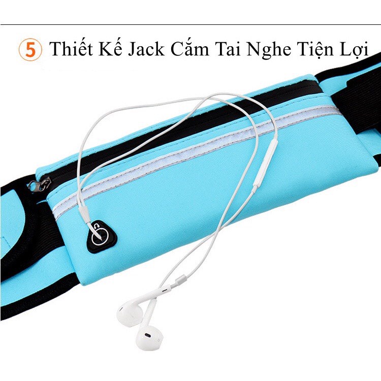 Túi đeo chạy bộ, túi đeo hông, đeo bụng hỗ trợ chạy bộ, tập thể thao