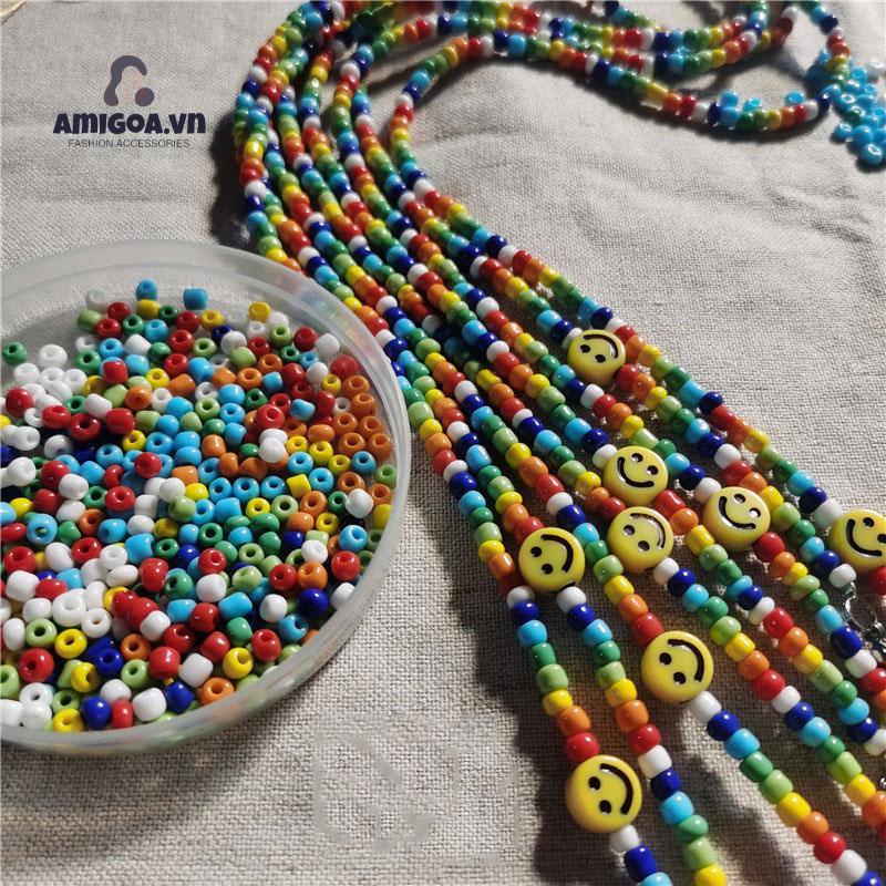 Hạt Cườm Màu Trơn Dùng Làm Kẹp Tóc/Kẹp Tóc/Trang Sức DIY