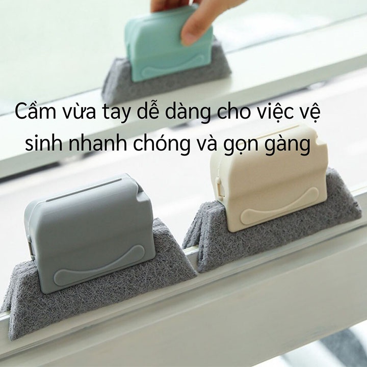 Dụng Cụ Vệ Sinh Khe Cửa - Miếng Lau Chùi Khe Rãnh Cửa Kính, Cửa Sổ Hiệu Quả 9428