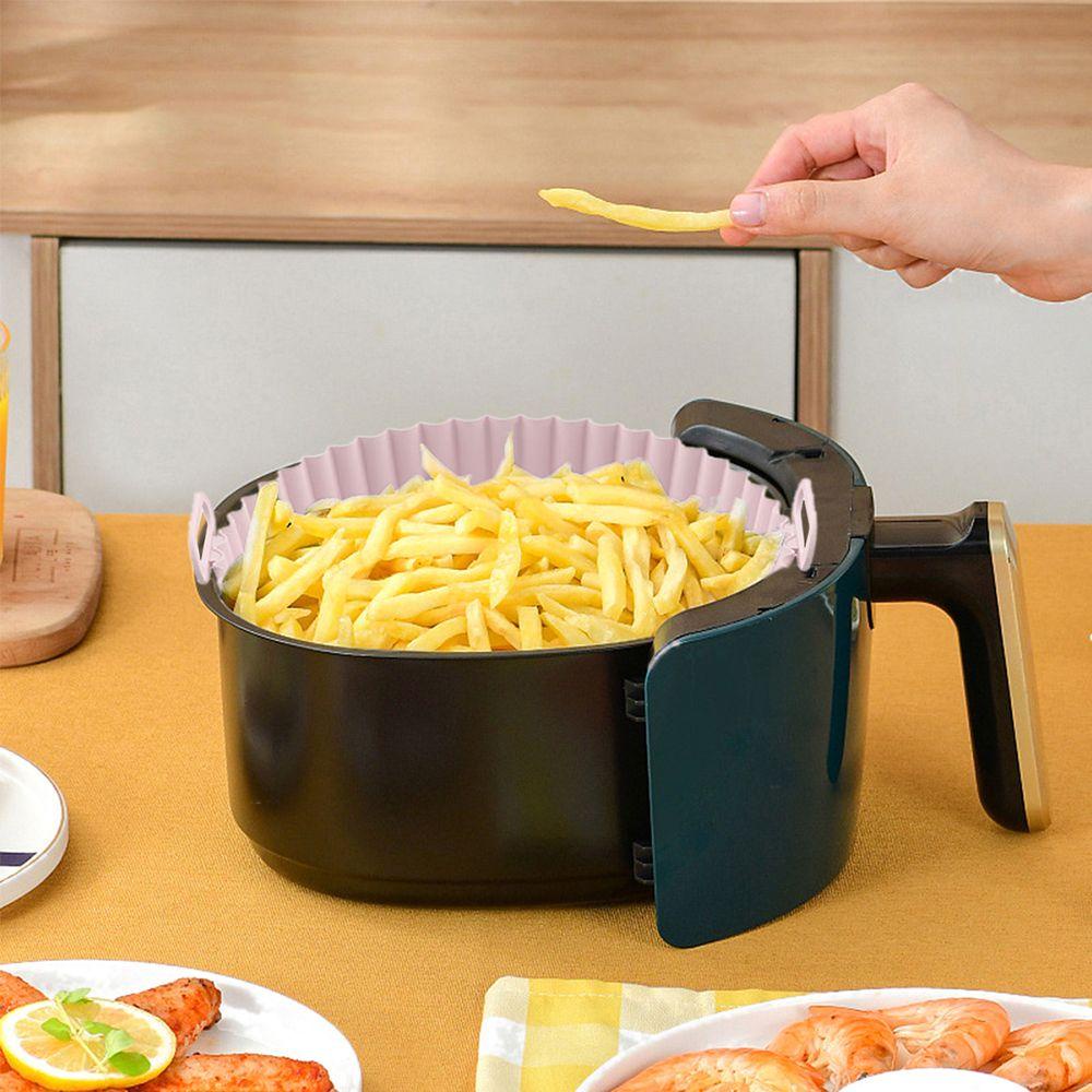 Chảo Chiên Không BPA Hình Tròn Có Thể Gập Lại Tiện Dụng