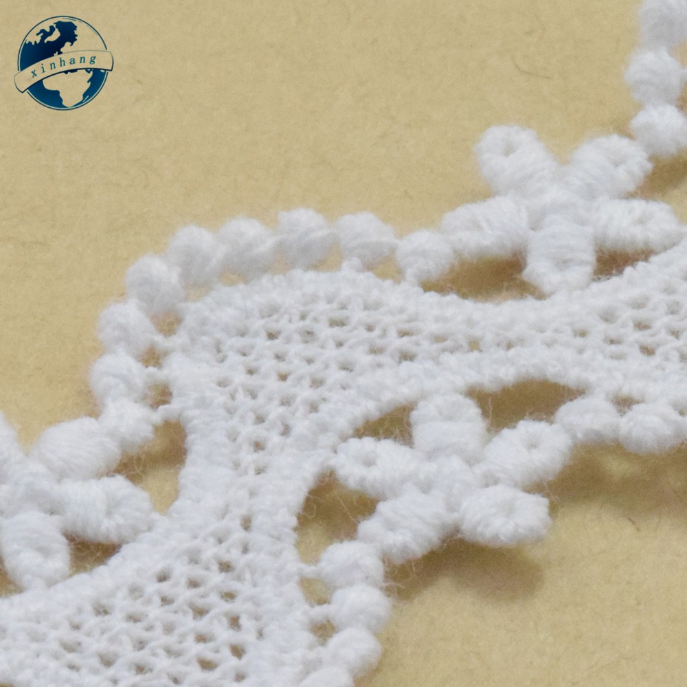 Cuộn Ren Ruy Băng mini Rộng 2.5cm Chất Liệu 100% cotton Phối Ren Thêu Họa Tiết Xinh Xắn 3729