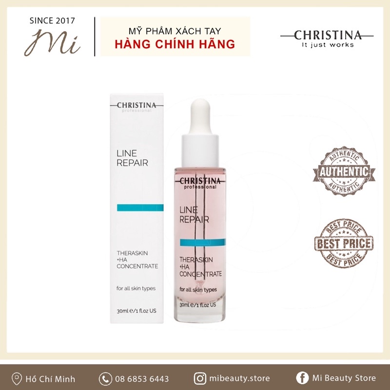 Serum cấp nước- căng mọng da Christina HA line Repair