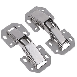 Set 10 bản lề lò xo hình ếch dùng cho khóa tủ không cần khoan lỗ