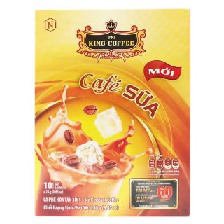 Cà Phê Sữa Hòa Tan 3in1 King Coffee GÓI LỚN 10Gói*24G (240G)