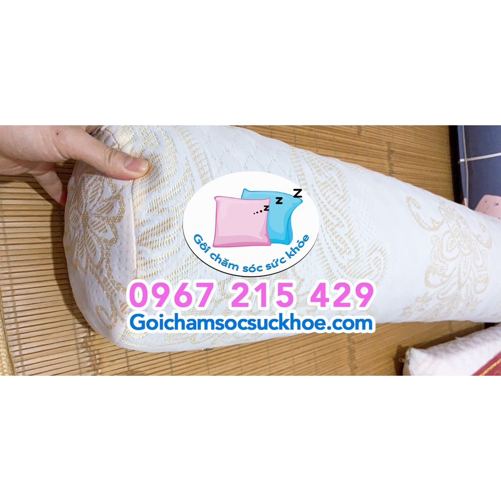 Gối ôm cao su foam Sapphire Massage - An toàn - Không giữ ẩm - Lưu thông khí - Thoáng mát cho 4 mùa