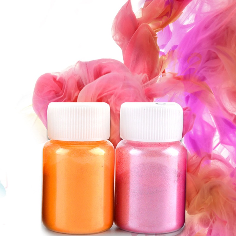 Sa Bộ 18 Màu Bột Kim Tuyến Cầu Vồng Epoxy Resin