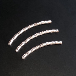 Charm ống bạc nối - Charm Bạc 925