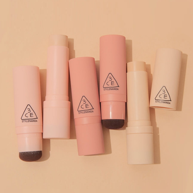 (Hàng Mới Về) Kem Nền Che Khuyết Điểm 3ce Kèm Cọ Trang Điểm Tạo Khối Bắt Sáng Dưỡng Ẩm Và Làm Trắng Da | BigBuy360 - bigbuy360.vn