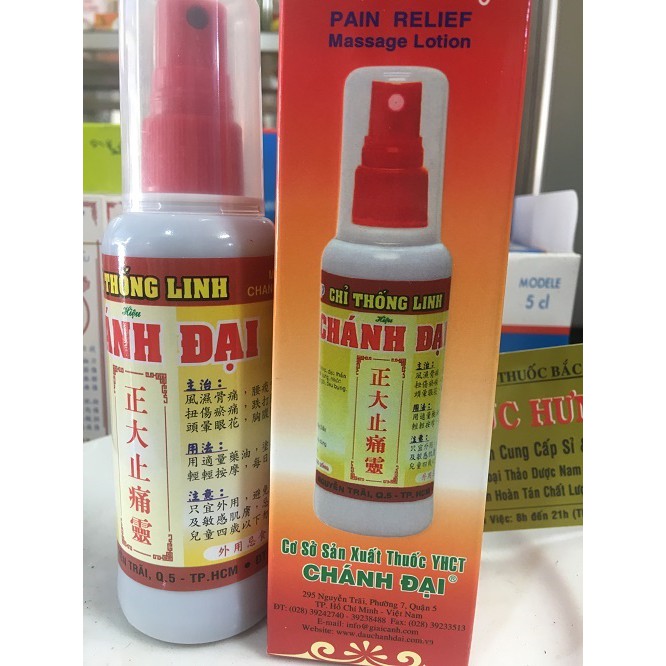Dầu xịt xoa bóp Chánh Đại _100ml