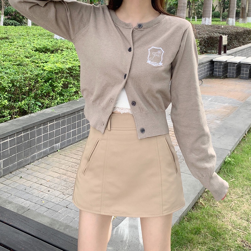 Chân Váy Chữ A Lưng Cao Màu Trơn Thời Trang 43777 | BigBuy360 - bigbuy360.vn