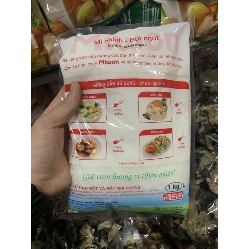 Mì chính,bột ngọt Miwon cánh to gói 1kg