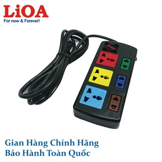Ổ cắm điện LiOA 6 ổ cắm (3D3S32 3D3S52)