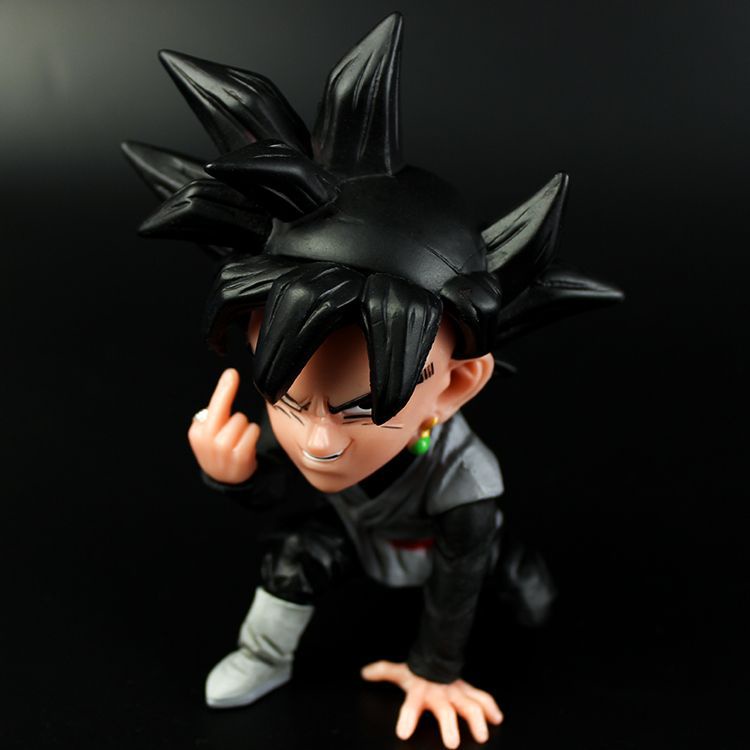 Mô Hình Dragon Ball Contempt - Black & Rose Goku Zamasu 13cm