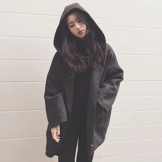 Áo dạ khoác kéo khoá, có mũ🌻🌻