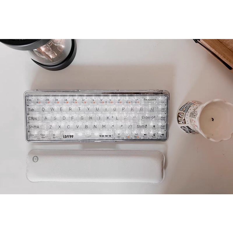 Bàn phím cơ không dây bluetooth Lofree phiên bản 1% trong suốt transparent chống nước có đèn LED chính hãng