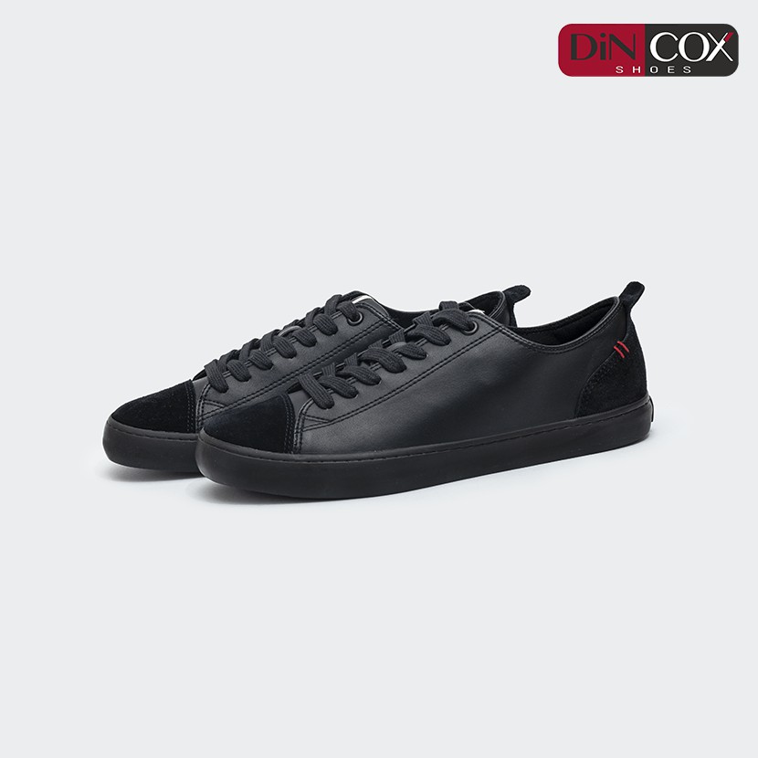 Giày Sneaker Da Nam DINCOX C17 Cách Điệu, Nhã Nhặn Full/Black