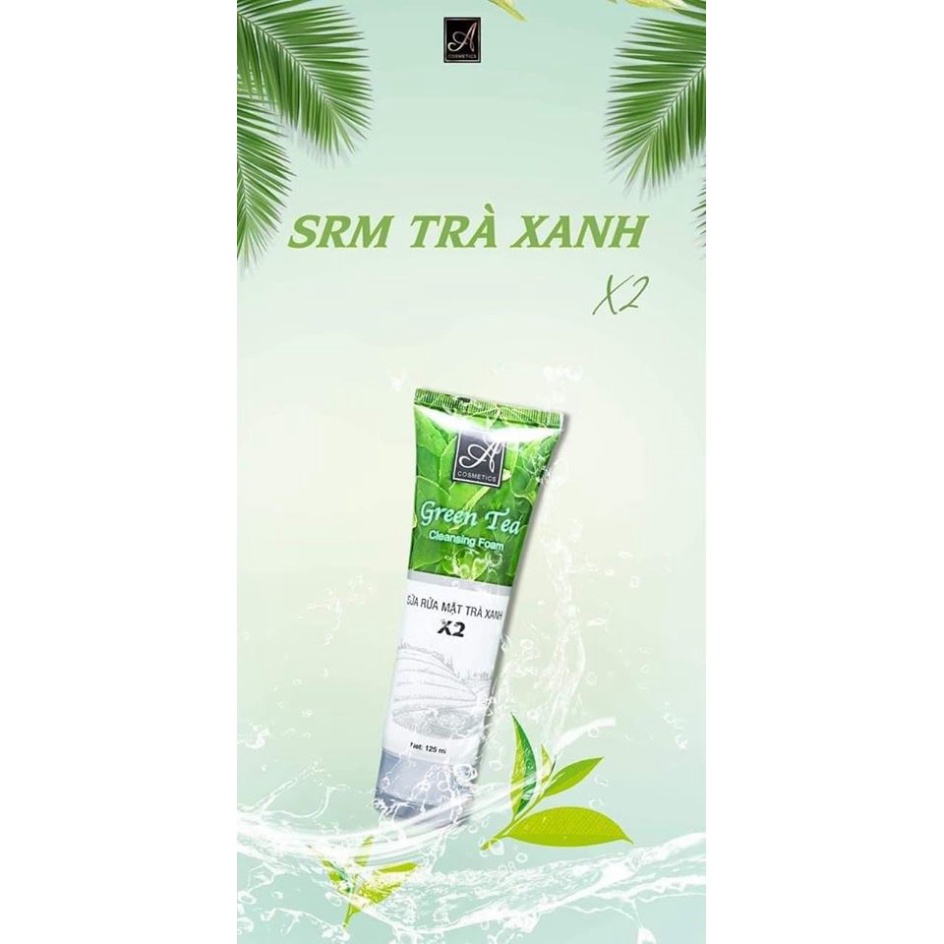 Sữa rửa mặt trà xanh x2 a cosmetics phương anh