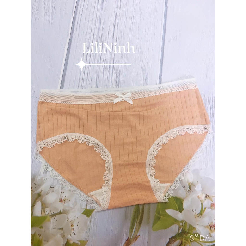 (Freesize, chọn màu) Quần lót nữ cotton băng ren thoáng khí kháng khuẩn cao cấp siêu thoải mái | BigBuy360 - bigbuy360.vn