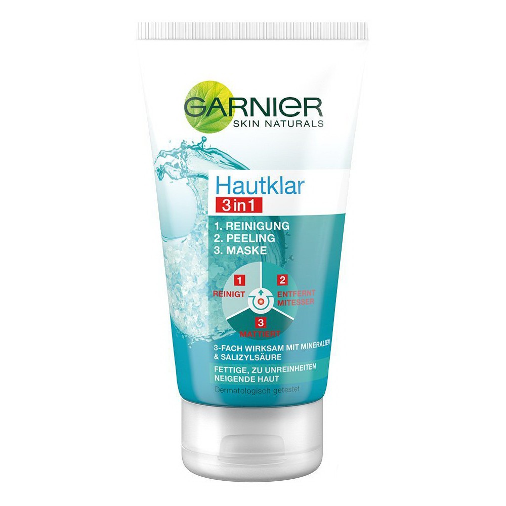 Sữa Rửa Mặt Garnier Hautklar 3 in 1 (150ml)